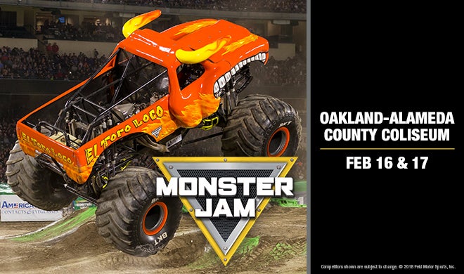 Oakland Coliseum Seating Chart Monster Jam