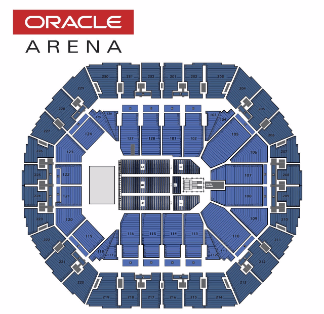 O Co Coliseum Seating Chart Baseball