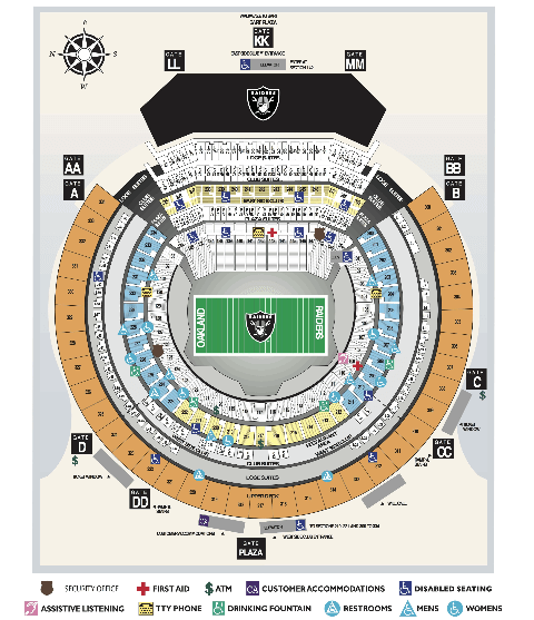 Oracle Arena Seating Chart 3d