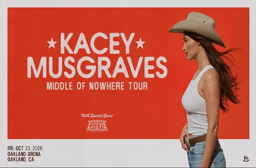 Kacey Musgraves at Oakland Arena Octobet 23, 2026