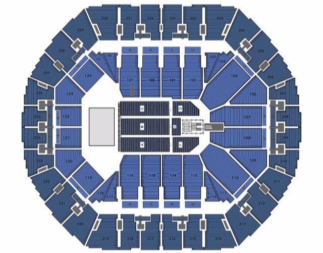 Seating Charts Oakland Arena