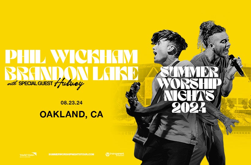 Phil Wickham & Brandon Lake Summer Worship Nights Tour Oakland Arena