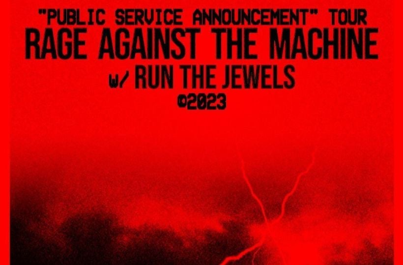 CANCELLED:  Rage Against The Machine