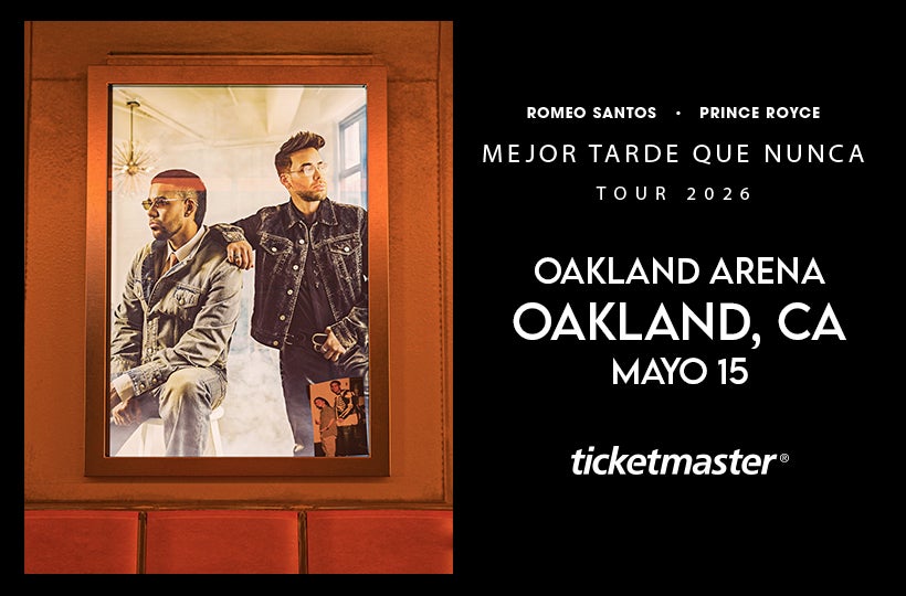 More Info for Romeo Santos & Prince Royce - Mejor Tarde Que Nunca Tour 2026