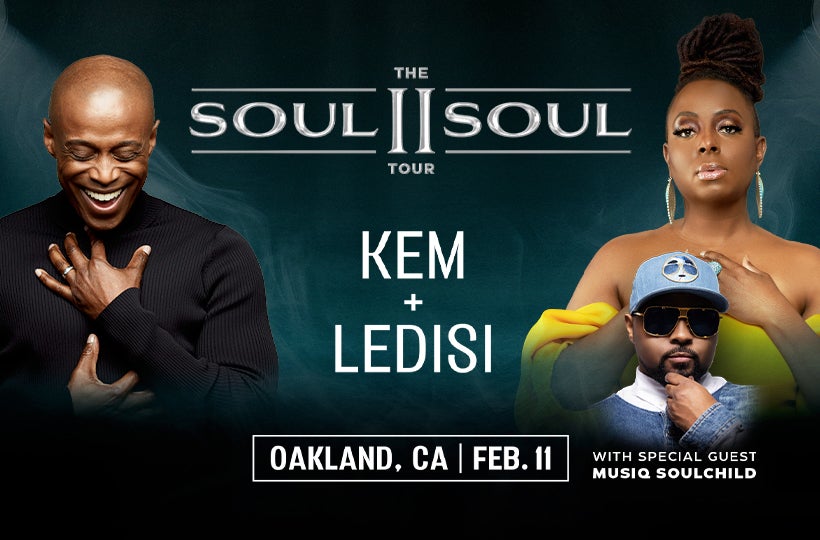 The Soul ll Soul Tour featuring Kem + Ledisi Oakland Arena