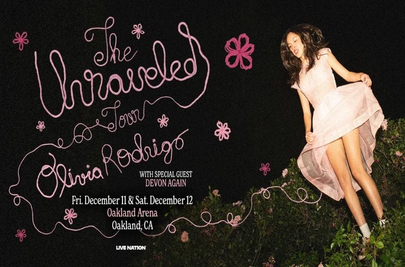 Olivia Rodrigo at Oakland Arena on December 11-12, 2026