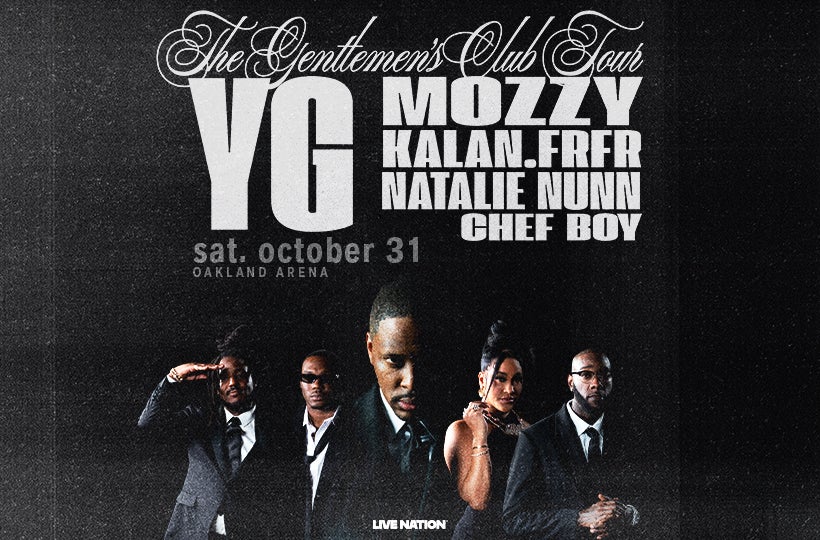 The Gentlemans Club at Oakland Arena on October 31, 2026