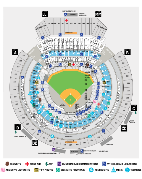 Seating Charts Oakland Arena